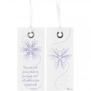 Bookmark Fabric Ribbon They Speak of God Psalm 145:5, 6pk