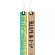 6pk -Bookmark Narrow Miracles Believe In Them Pack of 6