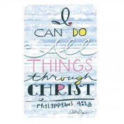 12pk -Bookmark Pocket Card I Can Do All Things (Pack of 12)