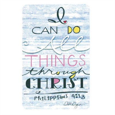 Bookmark Pocket Card I Can Do All Things (Pack of 12) - 603799099783 - BKMPK-107
