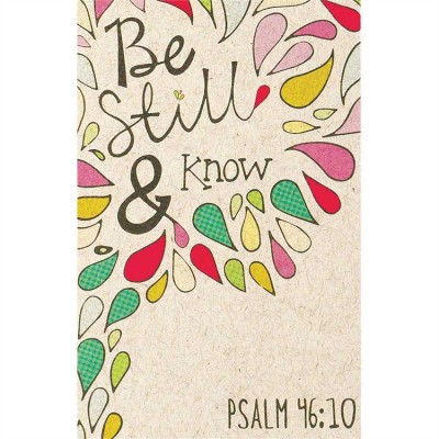 Bookmark Pocket Card Be Still And Know (Pack of 12) - 603799102247 - BKMPK-108