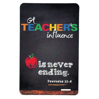 Bookmark Pocket Card Teacher Trust Him (Pack of 12) - 603799105002 - BKMPK-109