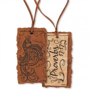 6pk -Bookmark Suede A Friend Loves At All Times Pack of 6