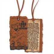 6pk -Bookmark Suede The Lord Is My Shepherd Pack of 6