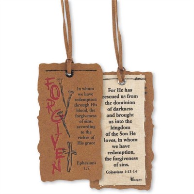 Bookmark Suede Forgiven In Whom We Have Redemption 6pk - 603799537841 - BKMS-1019