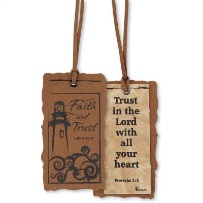 Bookmark Suede Lighthouse Faith Pack of 6 - 603799537858 - BKMS-1020