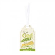 Bookmark Tag God All Things Are Possible Matthew 19:26, 12pk