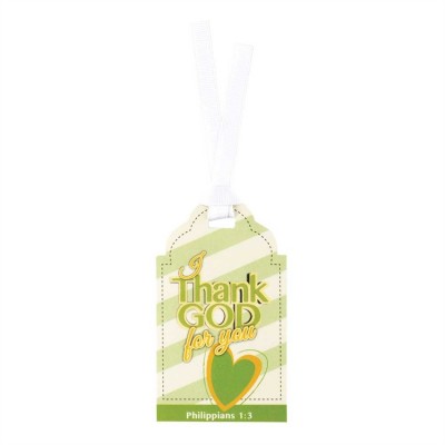 Bookmark Tag I Thank My God For You Pack of 12 - 603799545839 - BKMTG-104