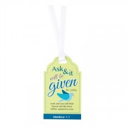 12pk -Bookmark Tag Ask, Seek, Knock Pack of 12