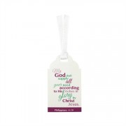 12pk -Bookmark Tag My God Shall Supply All Your Needs Pack of 12