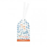 Bookmark Tag We Walk By Faith, Not By Sight, 2 Corinthians 5:7, 12pk