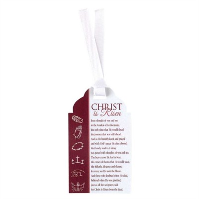 Bookmark Tag Christ Is Risen (Pack of 12) - 603799579032 - BKMTG-120 Bookmark Tag Christ Is Risen (Pack of 12) - 603799579032 - BKMTG-120