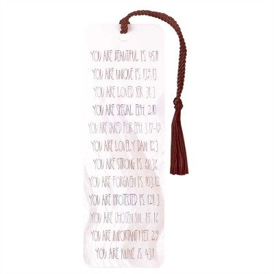 Bookmark Tassel You Are-Scriptures (Pack of 12) - 603799083898 - BKMTL-102 Bookmark Tassel You Are-Scriptures (Pack of 12) - 603799083898 - BKMTL-102