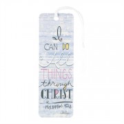 12pk -Bookmark Tassel I Can Do All Things By LoriLynn Simms (Pack of 12)