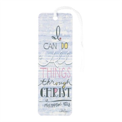 Bookmark Tassel I Can Do All Things By LoriLynn Simms (Pack of 12) - 603799099769 - BKMTL-107