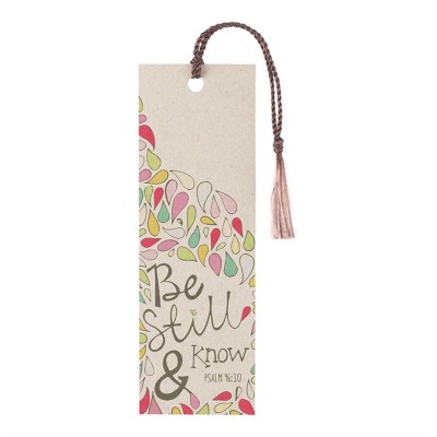 Bookmark Tassel Be Still And Know (12 Pack) - 603799102223 - BKMTL-108