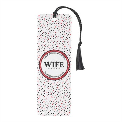 Bookmark Tassel Wife (Pack of 12) - 603799107952 - BKMTL-113 Bookmark Tassel Wife (Pack of 12) - 603799107952 - BKMTL-113