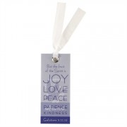 12pk -Bookmark Vellum The Fruit of The Silver Plated Pack of 12