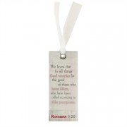Bookmark Vellum We Know That In All Things God Works 12pk
