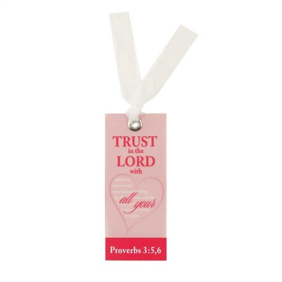 Bookmark Vellum Trust In The Lord, Proverbs 3:5-6, 12pk - 603799562812 - BKMVL-117