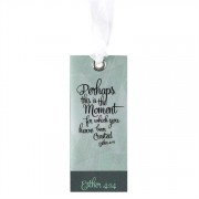 12pk -Bookmark Vellum Perhaps This Is The Moment, Ruth 4:14 (Pack of 12)