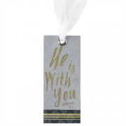 12pk -Bookmark Vellum He Is With You (Pack of 12)