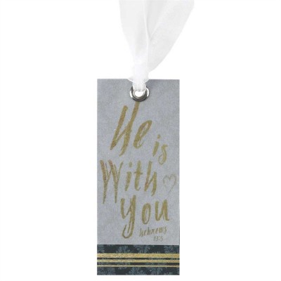 Bookmark Vellum He Is With You (Pack of 12) - 603799585187 - BKMVL-121 Bookmark Vellum He Is With You (Pack of 12) - 603799585187 - BKMVL-121