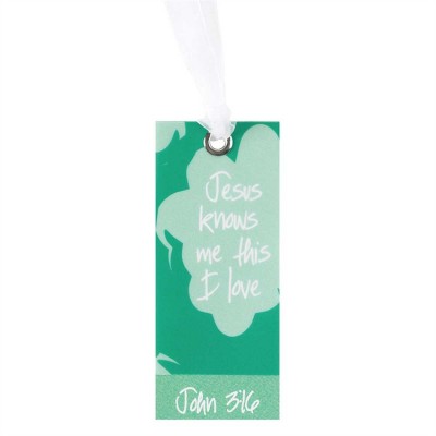 Bookmark Vellum Jesus Knows Me This I Love (Pack of 12) - 603799585194 - BKMVL-122 Bookmark Vellum Jesus Knows Me This I Love (Pack of 12) - 603799585194 - BKMVL-122