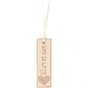 Bookmark Wood God Is Love (Pack of 6)