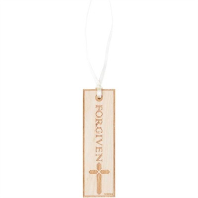 Bookmark Wood Forgiven (Pack of 6) - 603799438865 - BKMW-7004