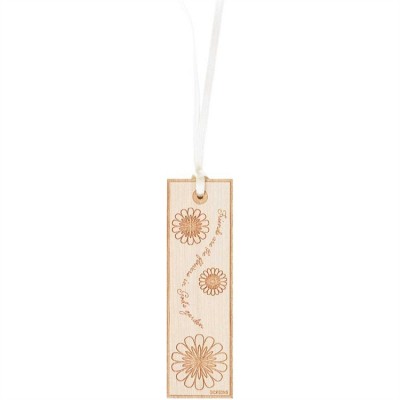 Bookmark Wood Friends Are Flowers (Pack of 6) - 603799438872 - BKMW-7005