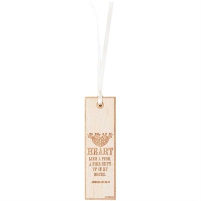 Bookmark Wood His Word Is In My Heart (Pack of 6) - 603799438896 - BKMW-7007