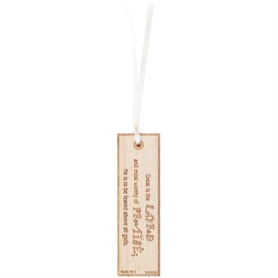 Bookmark Wood Great Is The Lord (Pack of 6) - 603799438940 - BKMW-7012