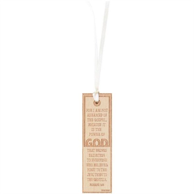 Bookmark Wood For I Am Not Ashamed (Pack of 6) - 603799438964 - BKMW-7014