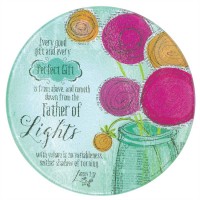 2pk -Cutting Board Every Good And Perfect Gift Rnd - (Pack of 2)