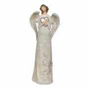Angel Holding Heart Resin 12 - Figurine