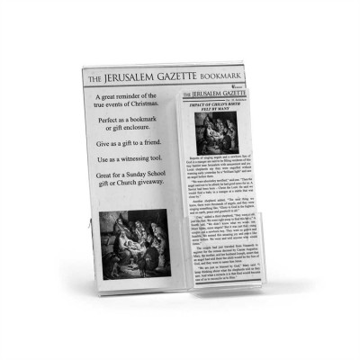 Bookmark Paper/Laminated Jerusalem Gazette Refill (Pack of 100) - 603799379991 - CHBKM-8001R Bookmark Paper/Laminated Jerusalem Gazette Refill (Pack of 100) - 603799379991 - CHBKM-8001R