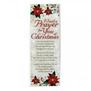 10pk -Bookmark Paper/Laminated Prayer for You At Christmas (Pack of 100)