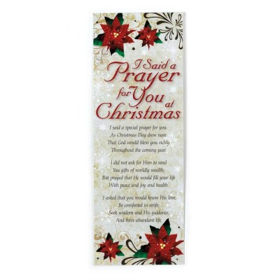 Bookmark Paper/Laminated Prayer for You At Christmas (Pack of 100) - 603799424301 - CHBKM-8003R Bookmark Paper/Laminated Prayer for You At Christmas (Pack of 100) - 603799424301 - CHBKM-8003R
