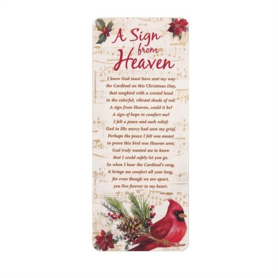 Bookmark Book card A Sign From Heaven (Pack of 12) - 603799592116 - CHBKM-BC100 Bookmark Book card A Sign From Heaven (Pack of 12) - 603799592116 - CHBKM-BC100