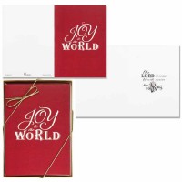 2pk -Cards Boxed Joy To The World - (Pack of 2)