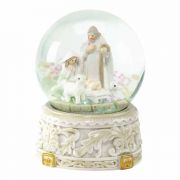 Globe Wtr With Holy Family Resin 3 1/2 Inches H