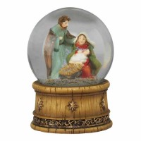 3pk -Holy Family Water Globe-65mm - (Pack of 3)