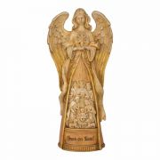 Angel Figure With Nativity Scene
