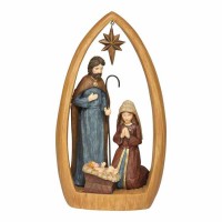 2pk -1 Piece Wood Look Holy - (Pack of 2)
