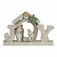 4pk -Holy Family With Joy - 4 1/2 Inches H - Figurine - (Pack of 4)