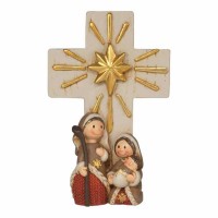 12pk -Holy Family With Cross - 4 1/2 Inches H - (Pack of 12)
