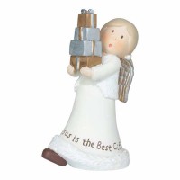 3pk -Figure Resin 3 1/2 Angel - Figurine - (Pack of 3)
