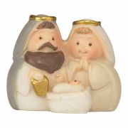 Figurine Mini 1 Piece Holy Family Resin 1-1/4 Inches