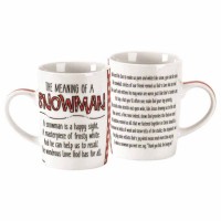 Mug Snowman Crmic 11 Oz Mug Snowman Crmic 11 Oz